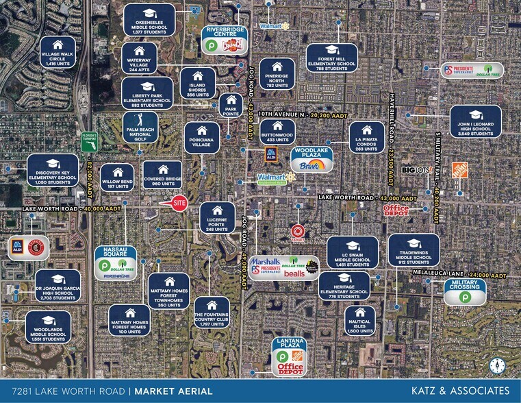 7281 Lake Worth Rd, Greenacres, FL à louer - Photo du bâtiment - Image 3 de 3