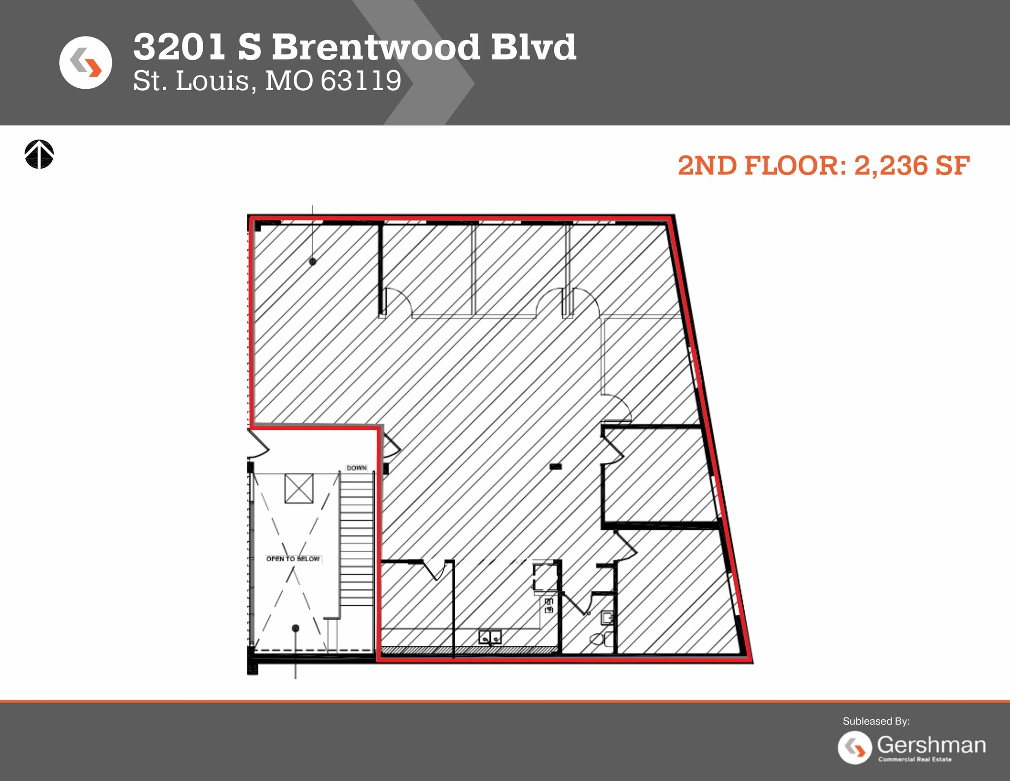 3201-3229 S Brentwood Blvd, Webster Groves, MO for lease Floor Plan- Image 1 of 1