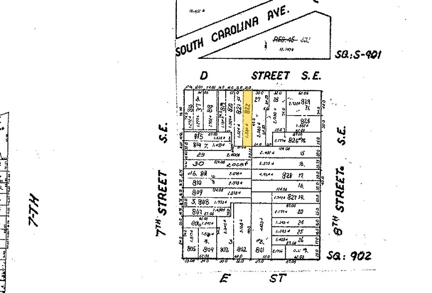 713 D St SE, Washington, DC for sale - Plat Map - Image 2 of 11