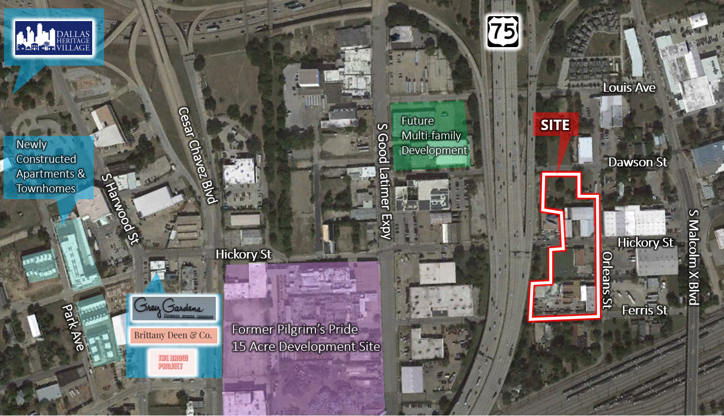 2621-2625 Dawson St, Dallas, TX à vendre Photo du bâtiment- Image 1 de 7