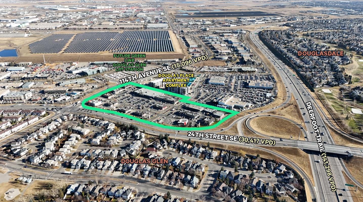 11520 24th St SE, Calgary, AB for lease Aerial- Image 1 of 2