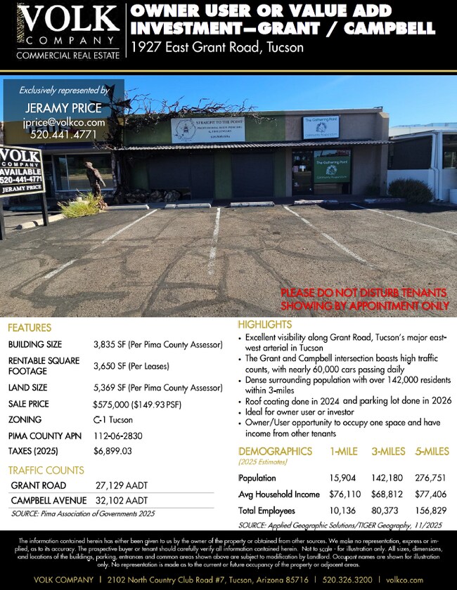 More details for 1927 E Grant Rd, Tucson, AZ - Retail for Sale