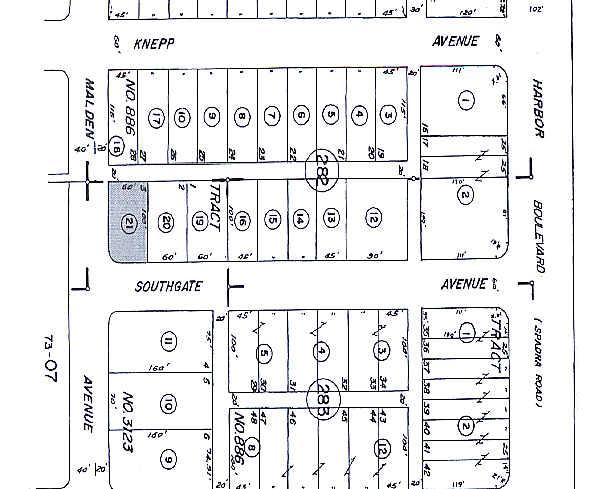 151 W Southgate Ave, Fullerton, CA for sale - Plat Map - Image 1 of 1