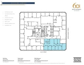 601 Montgomery St, San Francisco, CA for lease Floor Plan- Image 1 of 1