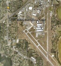 1400 Dauphin Island Pky, Mobile, AL - AERIAL  map view