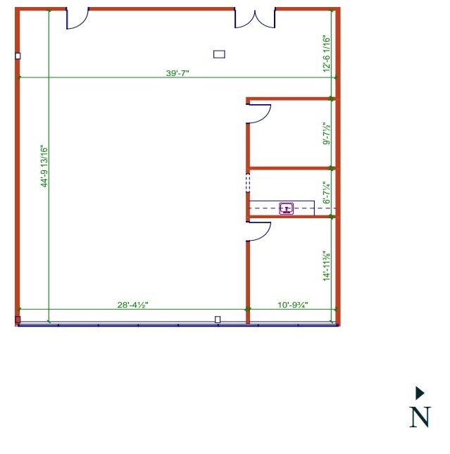 4000 Glenmore Crt SE, Calgary, AB for lease Floor Plan- Image 1 of 1
