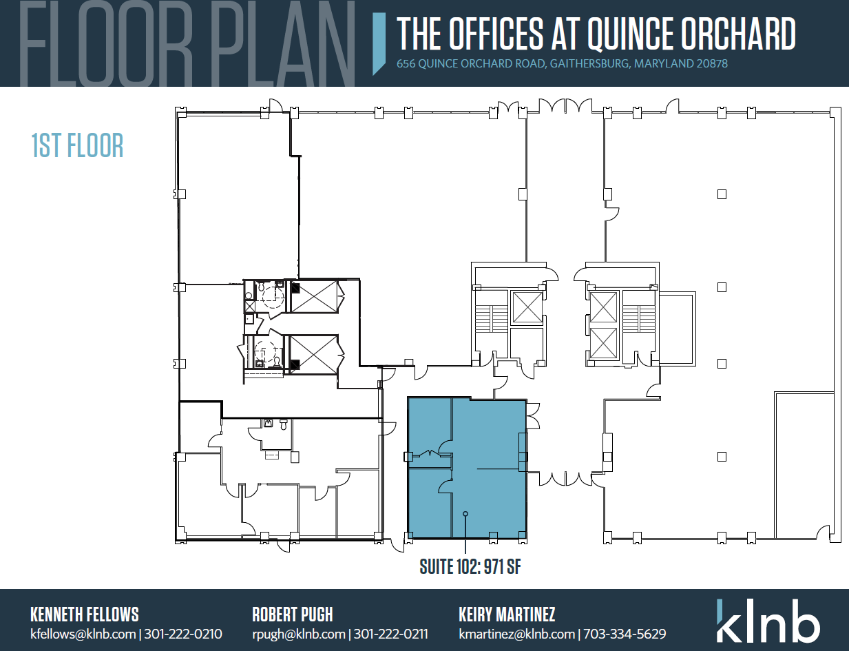 656 Quince Orchard Rd, Gaithersburg, MD for lease Floor Plan- Image 1 of 1