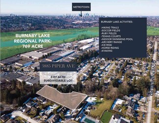 Plus de détails pour 3885 Piper Ave, Burnaby, BC - Terrain à vendre