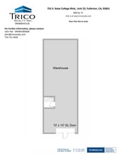 667-759 S State College Blvd, Fullerton, CA à louer Plan d’étage- Image 2 de 2