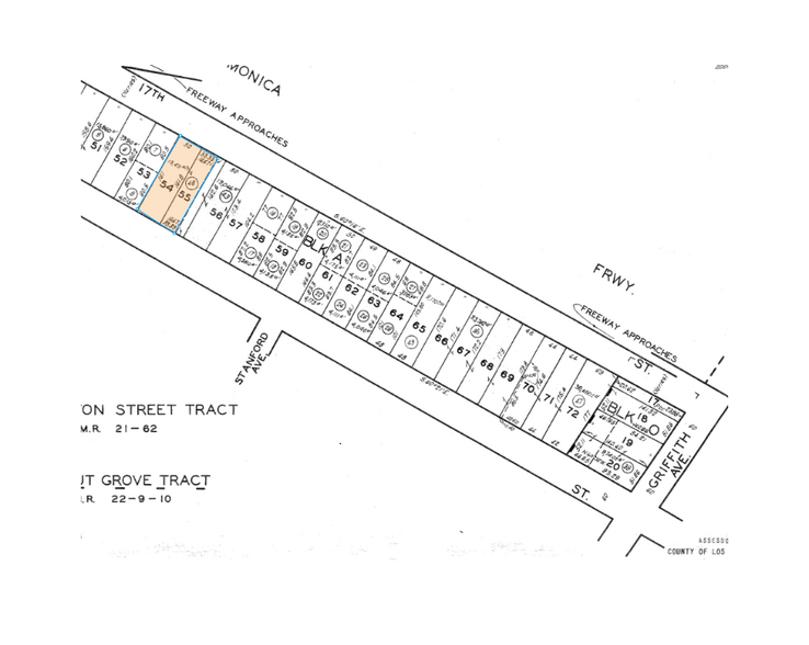 731 E 18th St, Los Angeles, CA for sale - Plat Map - Image 3 of 3