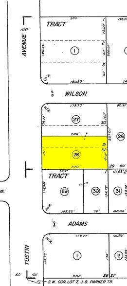 1149-1163 N Tustin St, Orange, CA à louer - Plan cadastral - Image 2 de 54