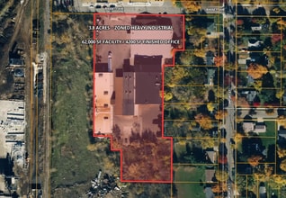 1801 Bassett St, Lansing, MI - Aérien  Vue de la carte