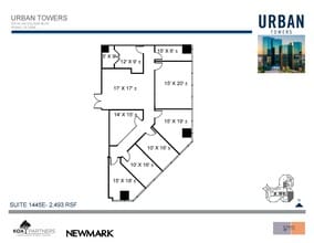 222 W Las Colinas Blvd, Irving, TX à louer Plan d’étage- Image 1 de 1