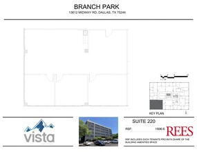 13740 Midway Rd, Farmers Branch, TX à louer Plan de site- Image 1 de 1