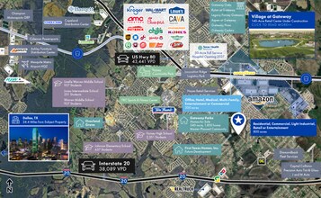 FM 1641 Hwy, Forney, TX - Aerial map view
