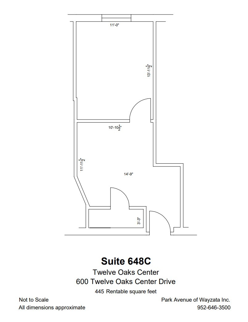 600 Twelve Oaks Center Dr, Wayzata, MN à louer Plan d  tage- Image 1 de 1