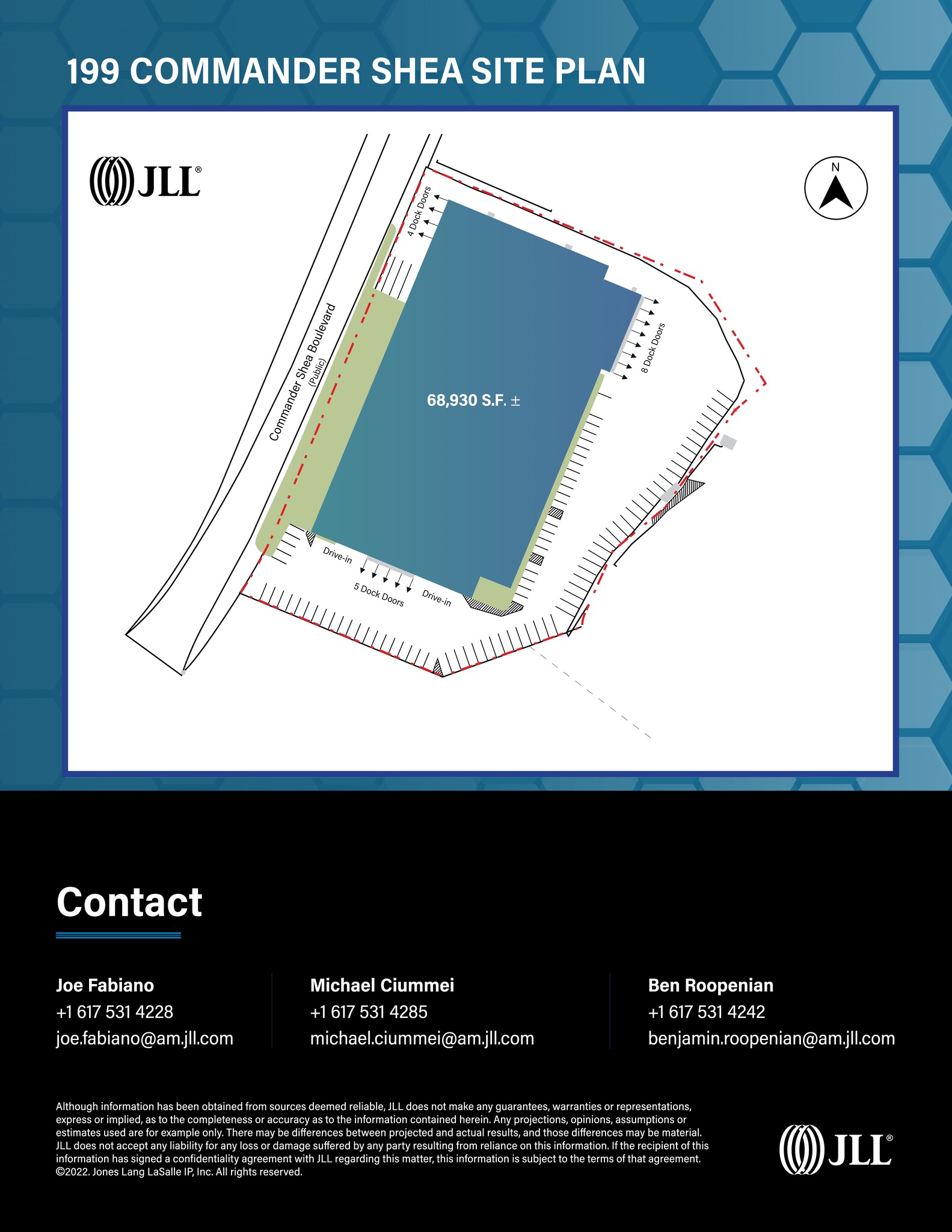 199 Commander Shea Blvd, Quincy, MA à louer Plan de site- Image 1 de 1