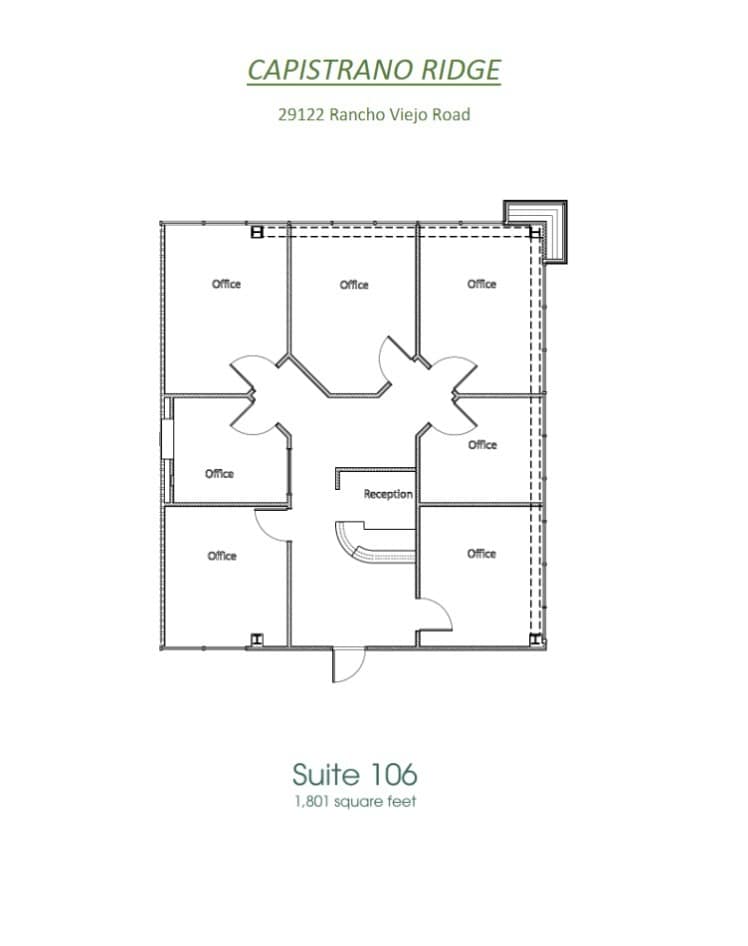 29122 Rancho Viejo Rd, San Juan Capistrano, CA à louer Plan d’étage- Image 1 de 1