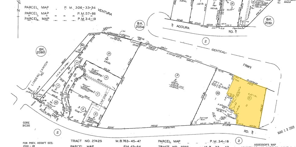 31051 Agoura Rd, Westlake Village, CA for sale - Plat Map - Image 2 of 5