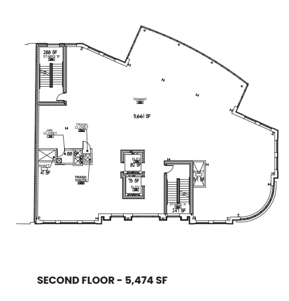301 S Main St, Naperville, IL à louer Plan d’étage- Image 1 de 1