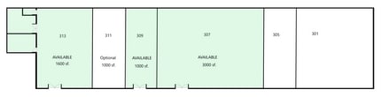 301-311 W Hundley Dr, Lake Dallas, TX for lease Floor Plan- Image 1 of 2