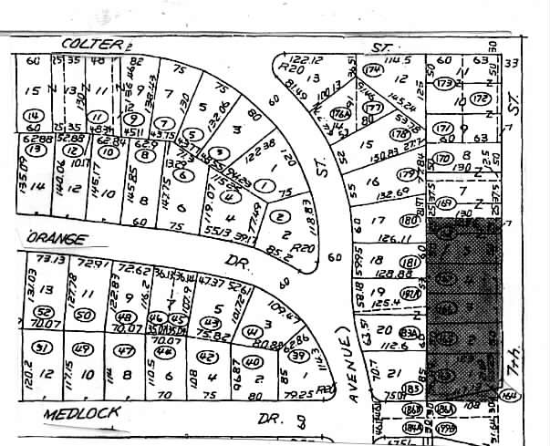 5044-5114 N 7th St, Phoenix, AZ à louer - Plan cadastral - Image 2 de 4