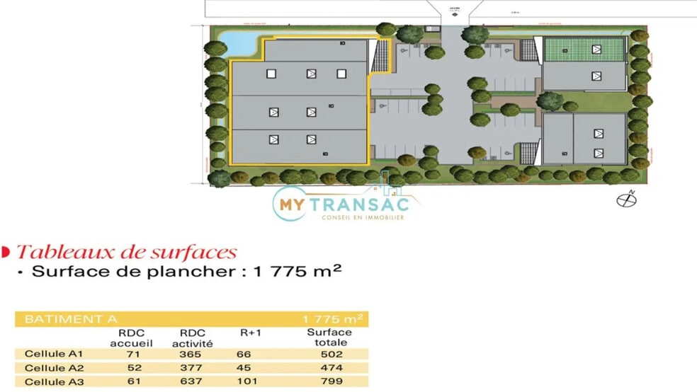 Flex in Bondoufle for sale - Site Plan - Image 1 of 6