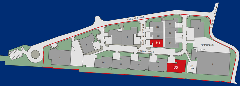 Tudor Rd, Altrincham for lease - Site Plan - Image 2 of 2