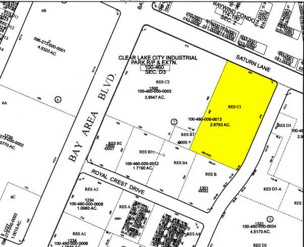 1335 Regents Park Dr, Houston, TX à louer - Plan cadastral - Image 3 de 7