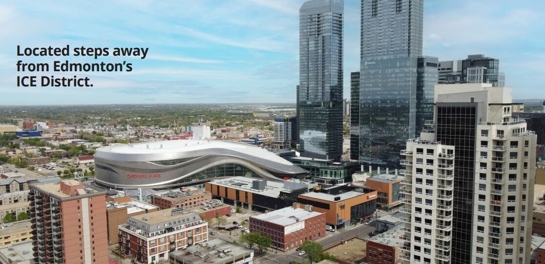 10232 106th St NW, Edmonton, AB for sale Aerial- Image 1 of 1