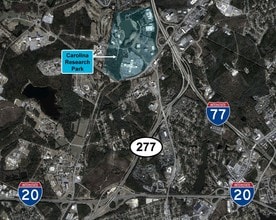 7 Technology Cir, Columbia, SC - AÉRIEN  Vue de la carte