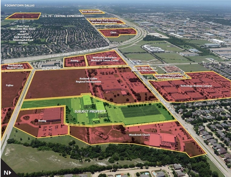 3300 E Renner Rd, Richardson, TX à louer - Aérien - Image 2 de 12