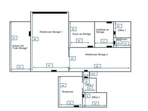 9650 Dixie Hwy, Clarkston, MI à louer Plan d’étage- Image 1 de 1