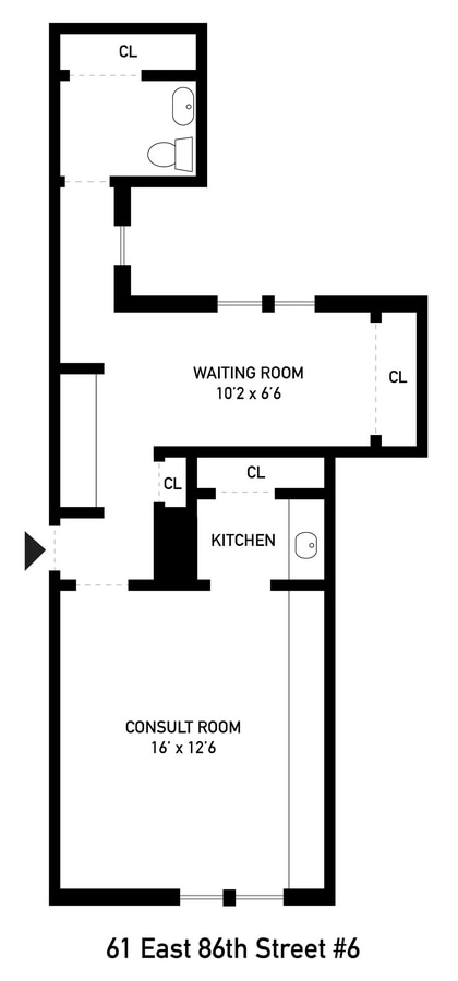 61 E 86th St, New York, NY 10028 - Unité 6 - - Plan d’étage - Image 1 of 6