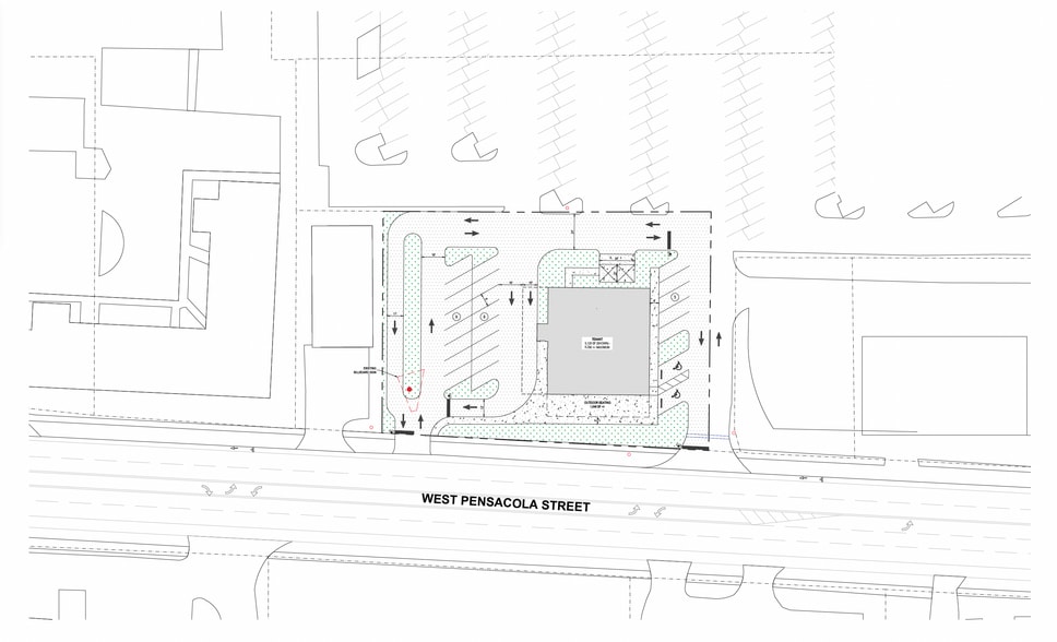 2112 W Pensacola St, Tallahassee, FL à louer - Plan de site - Image 2 de 11