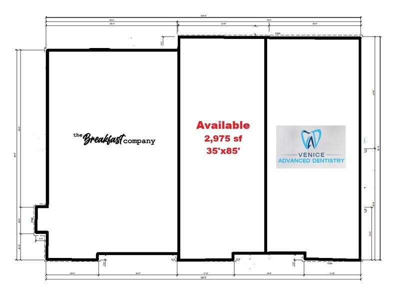 2996 Executive Dr, Venice, FL à louer - Plan de site - Image 2 de 6