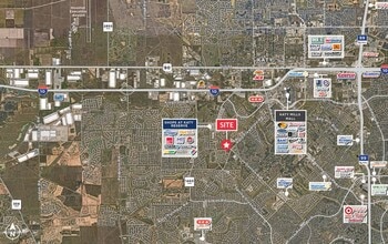 S Firethorne Dr & Katy Flewellen Rd, Katy, TX - AERIAL map view
