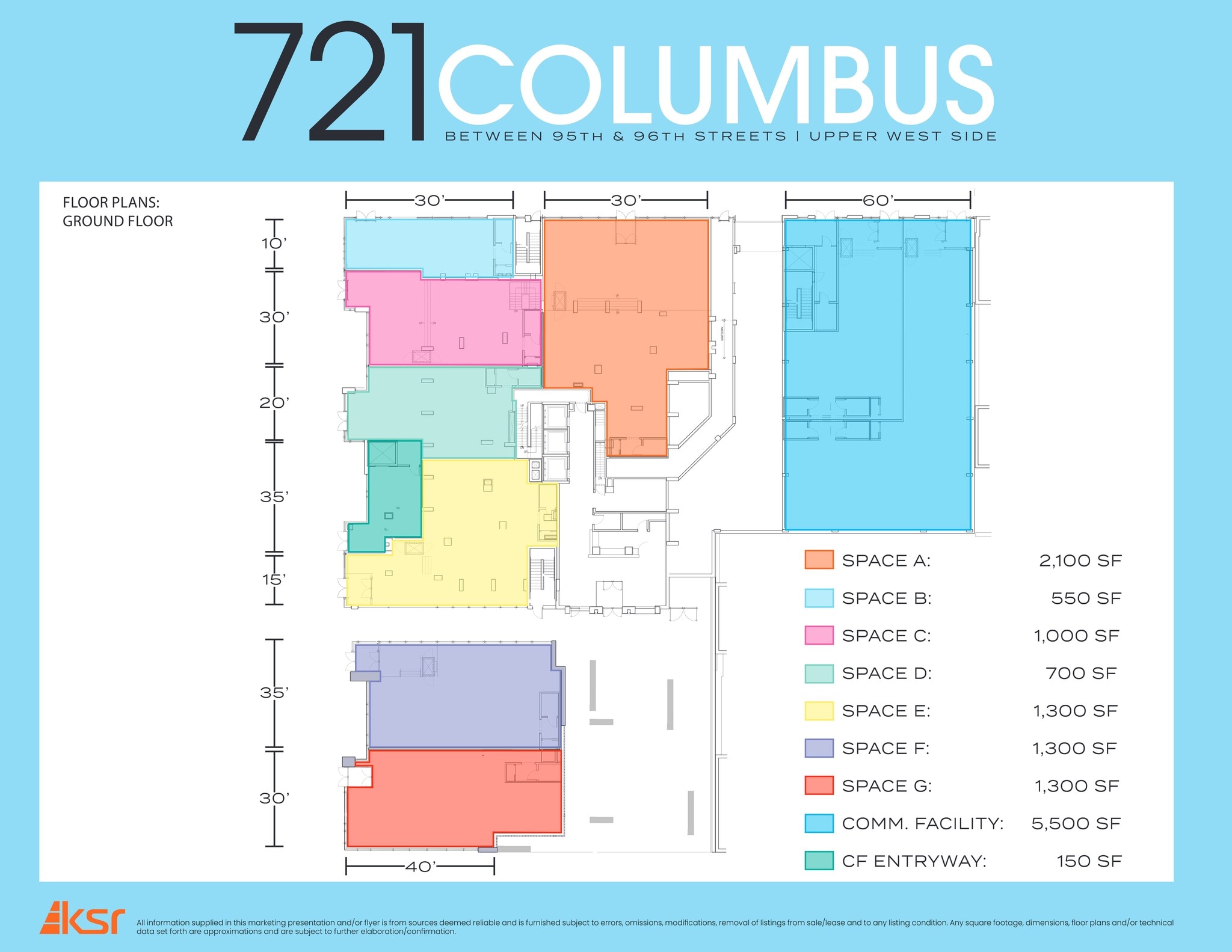 721 Columbus Ave, New York, NY à louer Plan de site- Image 1 de 4