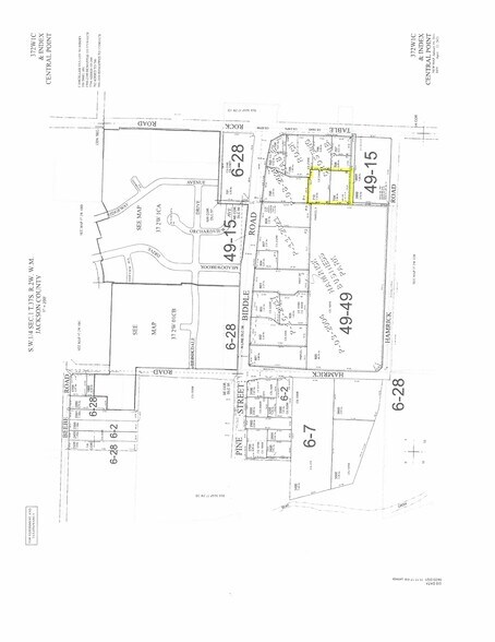 4121 Table Rock Rd, Central Point, OR for sale - Plat Map - Image 1 of 1