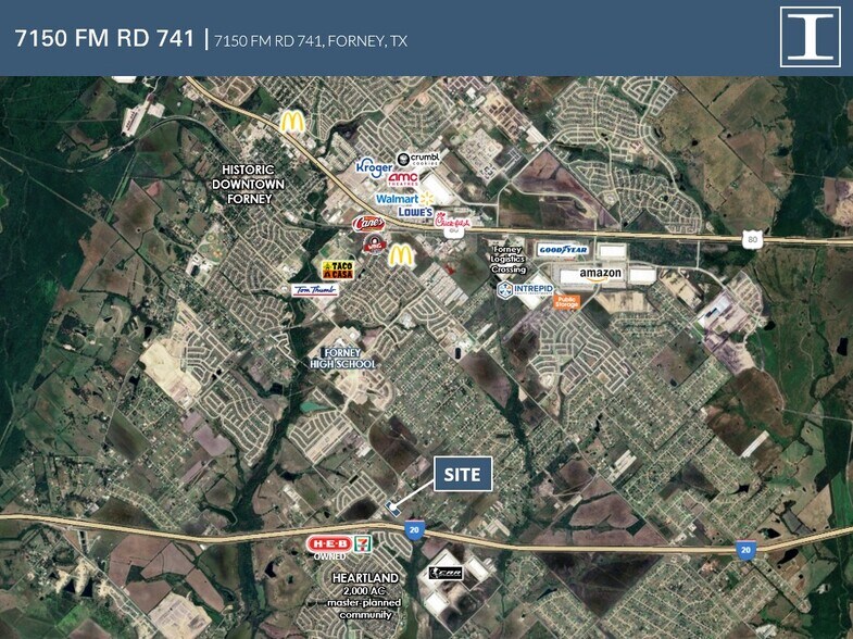 7150 FM 741, Forney, TX à vendre - Aérien - Image 3 de 5