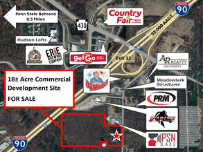 0 Kuhl Rd, Erie, PA - AERIAL  map view