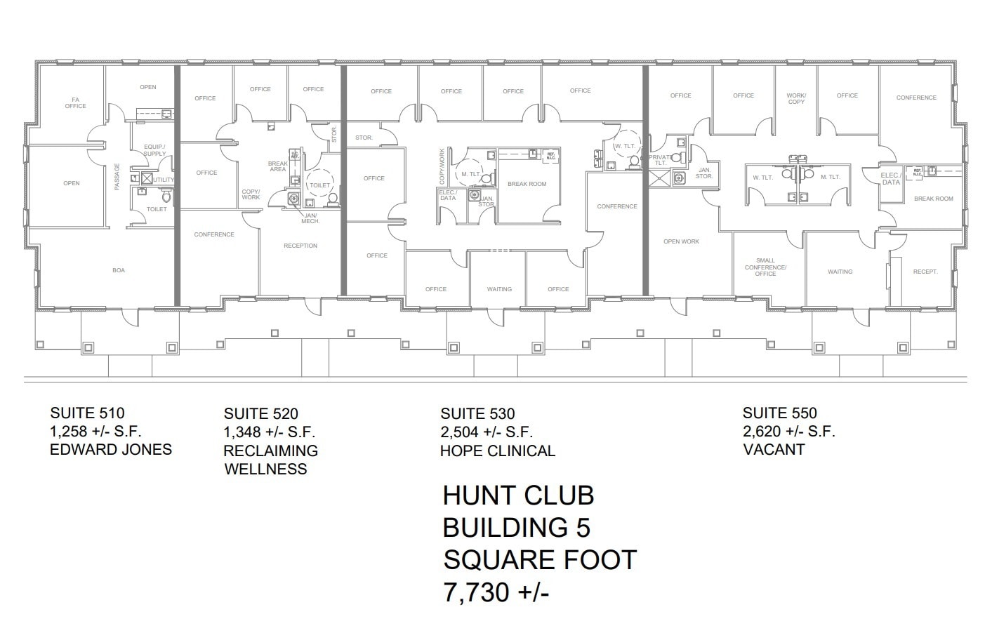 1526 Hunt Club Blvd, Gallatin, TN for lease Floor Plan- Image 1 of 1