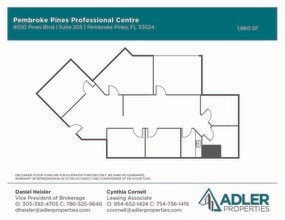 9050 Pines Blvd, Pembroke Pines, FL for lease Floor Plan- Image 1 of 1