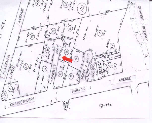 720 Hundley Way, Placentia, CA for lease - Plat Map - Image 3 of 4