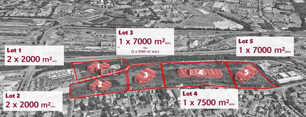 Industriel dans Bonneuil-sur-Marne à louer - Plan de site - Image 1 de 4