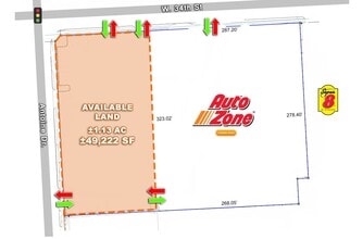 W 34th St. & Antoine Dr., Houston, TX - AERIAL  map view