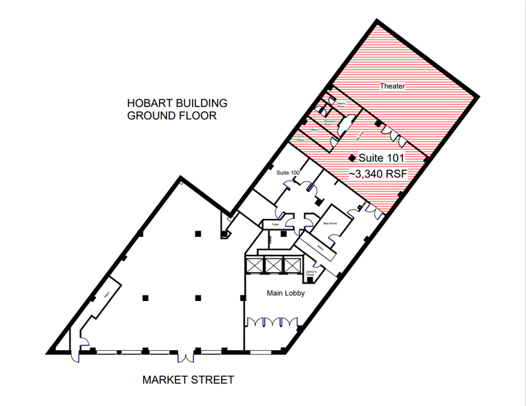 582-590 Market St, San Francisco, CA à louer - Plan d’étage - Image 2 de 2