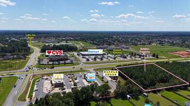 0 Russell Pky, Warner Robins, GA - Aerial map view
