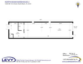 12203-12207 NE 13th Ct, North Miami, FL for lease Floor Plan- Image 2 of 4