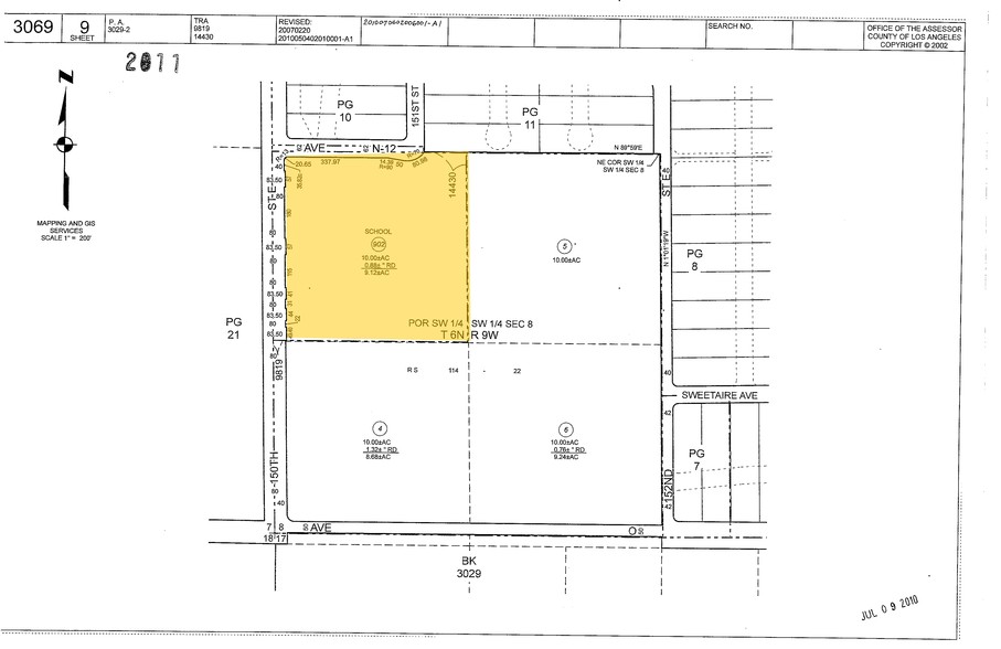 40559 150th St E, Lancaster, CA for sale - Plat Map - Image 3 of 15